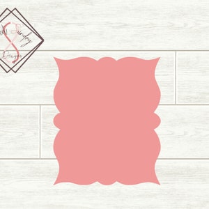 Fancy plaquette koekjesvormer