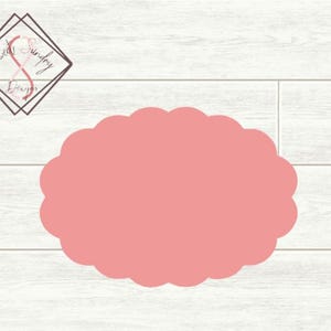 Scalloped Oval Cookie Cutter