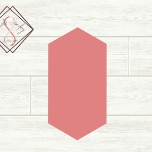 Tall Hexagon Cookie Cutter