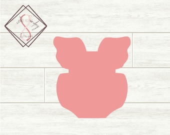 Girl Onesie cookie cutter