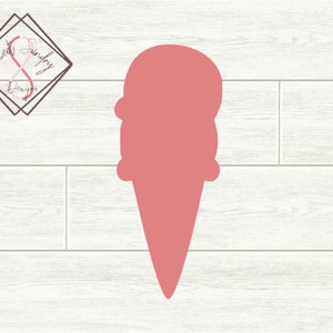 Ice cream cone cookie cutter