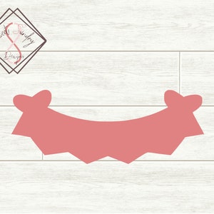 Banner with Bows Cookie Cutter