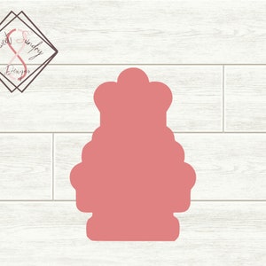 Cupcake stand cookie cutter