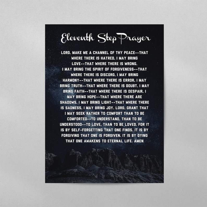 11th Step Prayer Poster AA NA Alcoholics And Narcotics Etsy Singapore 11th-step-prayer-poster-aa-na-alcoholics-and-narcotics-etsy-singapore