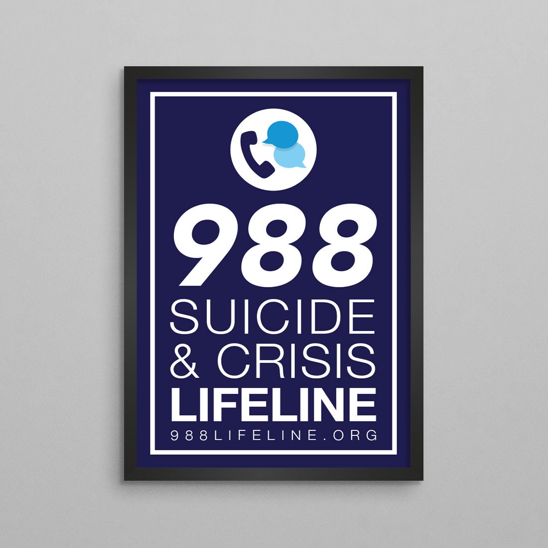 vintage an・an no.21 NEW 988 Suicide & Crisis Lifeline National Suicide Prevention