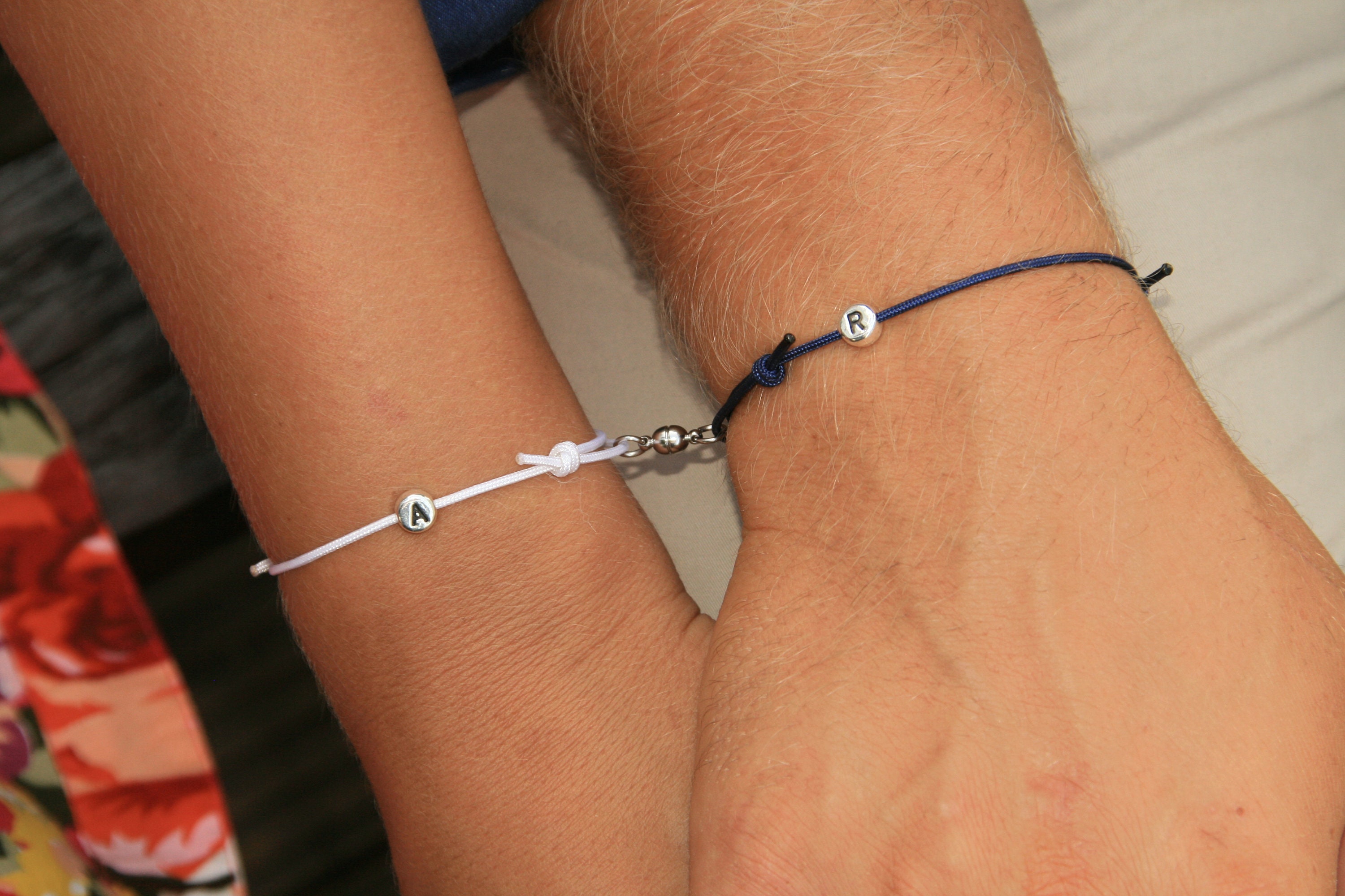 Custom Leather Couple Matching Bracelet – Perimade & Co.