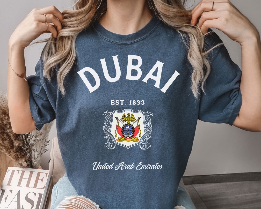 Dubai UAE United Arab Emirates Comfort Colors Tshirt Soft Etsy