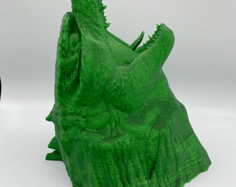 Godzilla Headphone Stand, gift for gamers and streaming headsets