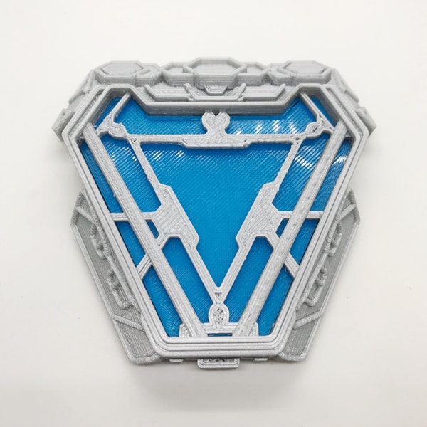 Accesorio de cosplay del Reactor Arc de Iron Man - Réplica Mark 50 de Tony Stark con diseño listo para LED