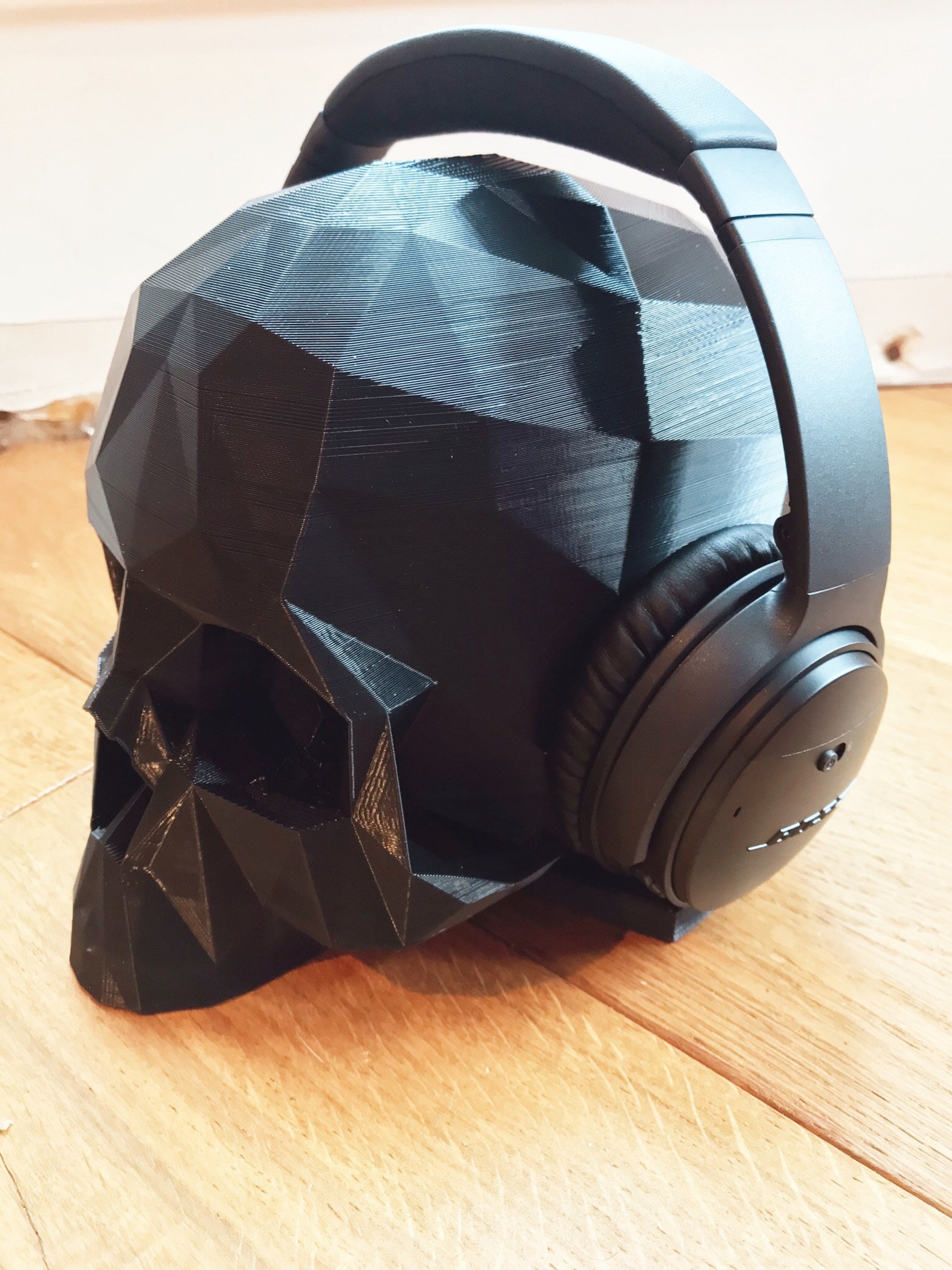 Skull headphone stand holder for over ear gaming headsets 3d Etsy