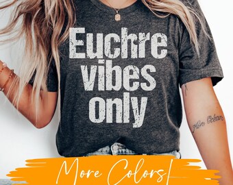 Card Player Shirt, Euchre Tee, Euchre Gift, Euchre T-shirt, Card Game Shirt, Elderly Gift, Euchre Shirt, Euchre Player, Funny Euchre Shirt