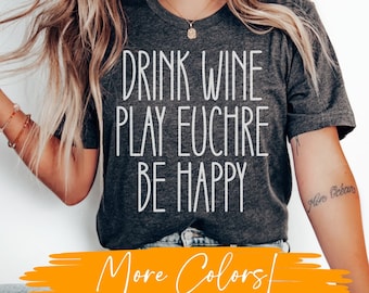 Euchre Player, Euchre Gift, Funny Euchre Shirt, Card Player Shirt, Euchre Tee, Euchre T-shirt, Elderly Gift, Card Game Shirt, Euchre Shirt