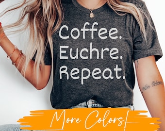 Elderly Gift, Euchre Shirt, Euchre Player, Funny Euchre Shirt, Card Player Shirt, Euchre Tee, Euchre Gift, Euchre T-shirt, Card Game Shirt