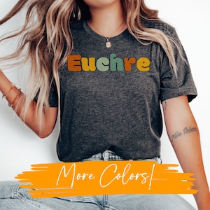 Camiseta divertida de Euchre, camiseta de jugador de cartas, camiseta de Euchre, camiseta de juego de cartas, camiseta de Euchre, Euchre Trump, regalo para personas mayores, regalo de Euchre, jugador de Euchre