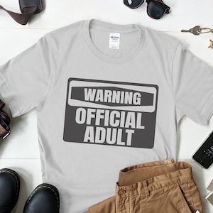 18th Birthday Shirt | Boys Girls 18th Gift | Daughter 18th | Son 18th | 18th Birthday Shirt | Warning Official Adult | Funny Birthday Gift