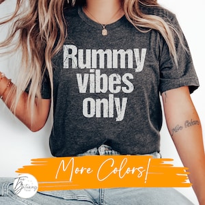 Maglietta Rummy Vibes, Giocatore di Rummy, Maglietta Rummy Dad, Maglietta Rummy, Re Rummy, Regina Rummy, Regalo Rummy, Rummy divertente, Maglietta Giocatore di carte
