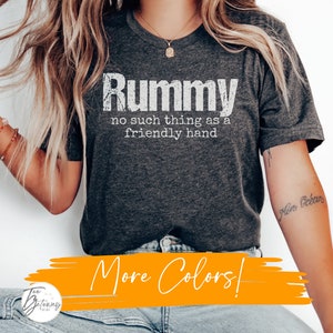 Camiseta engraçada de Rummy, camiseta de Rummy, camiseta engraçada de presente para avó, rainha do Rummy, Rummy engraçado, jogador de Rummy, camiseta de jogador de cartas, presente para avós