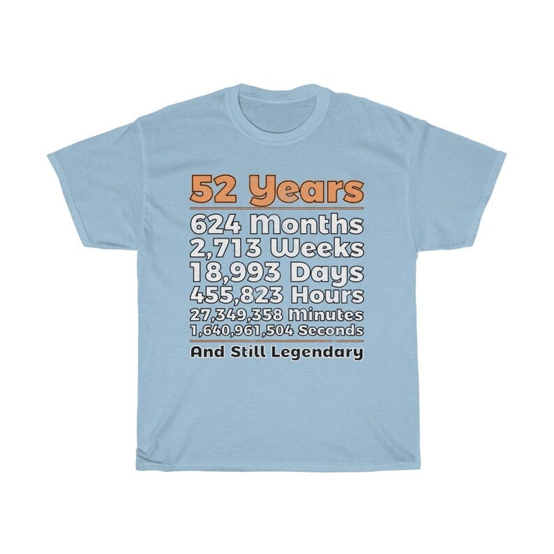 52nd 52 Years Old Fifty Second Birthday Presents Mens Funny Awesome T-Shirt