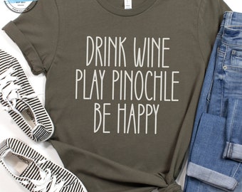Pinochle Gifts Shirt, Pinochle Player Tee, Card Player Gifts, Game Night Shirt, Pinochle Gift Ideas, Gift for Pinochle Player, Card Game