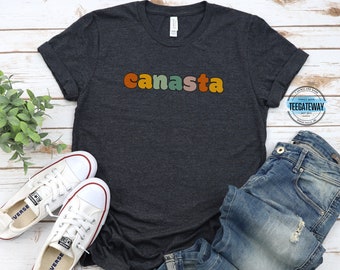 Regalos de canasta, regalo de camiseta de canasta, camiseta de noche de juegos, amante de los juegos de cartas, regalo para fanáticos de la canasta, amante de la canasta, accesorios de canasta, regalo para amantes de los juegos