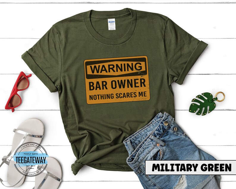 Gift for Bar Owner, Funny Bar Owner Tshirt, Barkeep Tee, Nothing