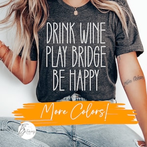 Amante del Bridge, Maglietta del Bridge, Gioco di carte, Dedicato al Bridge, Il Bridge è la mia terapia, Regalo per la serata di gioco, Maglietta divertente del Bridge, Regalo divertente per la nonna