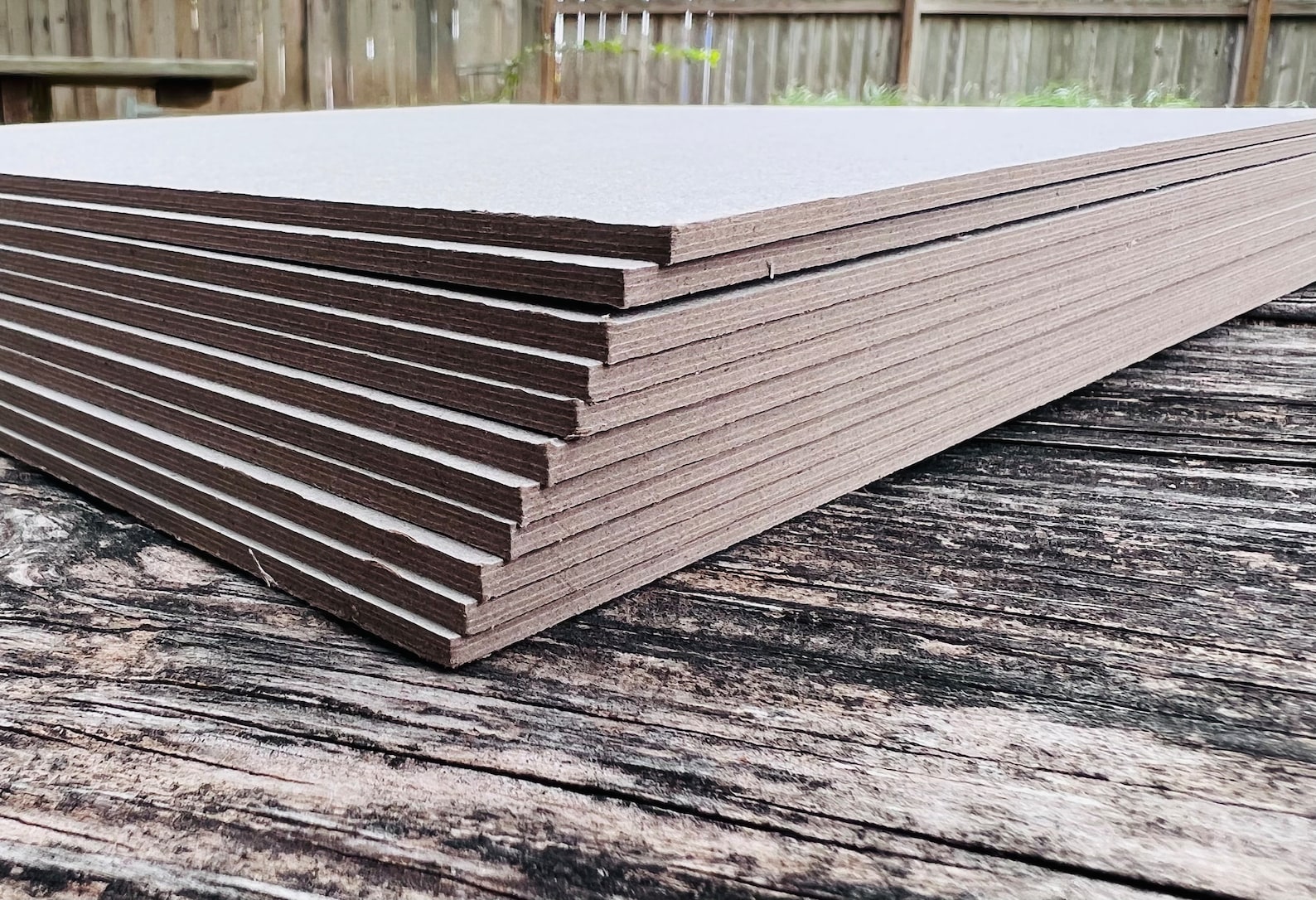 Chipboard/ Carton Contracolado Sheet 11x11 Inch. Book Board, Carton