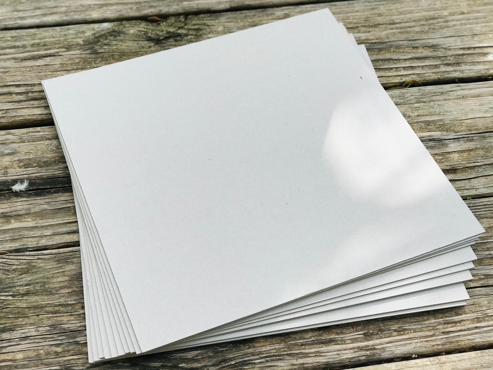 10ct 0.05in 1.5mm 12x12 Natural Chipboard Paper Accents Etsy