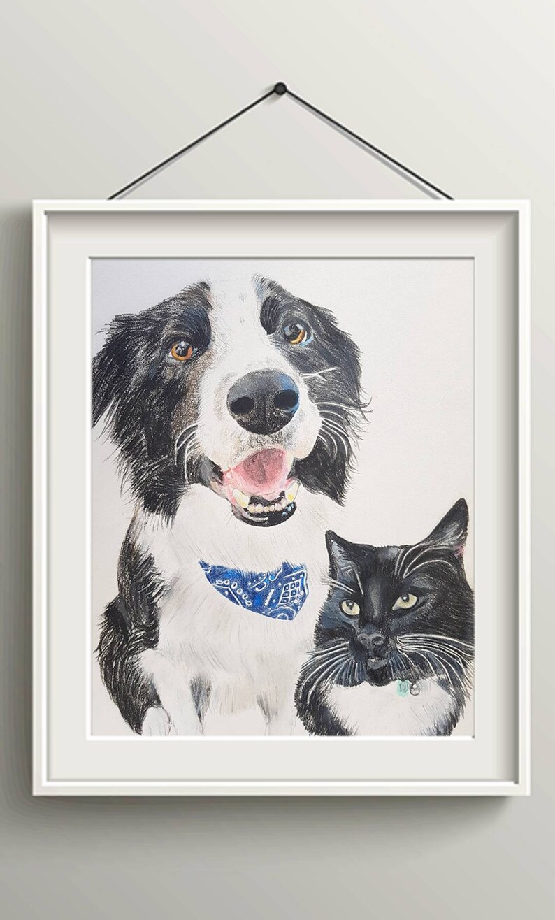 Custom Pet Portrait Dog Drawing Pet Drawing Pet Portrait Dog Painting Watercolour Pet Portrait Watercolour Portrait Pastel Portrait