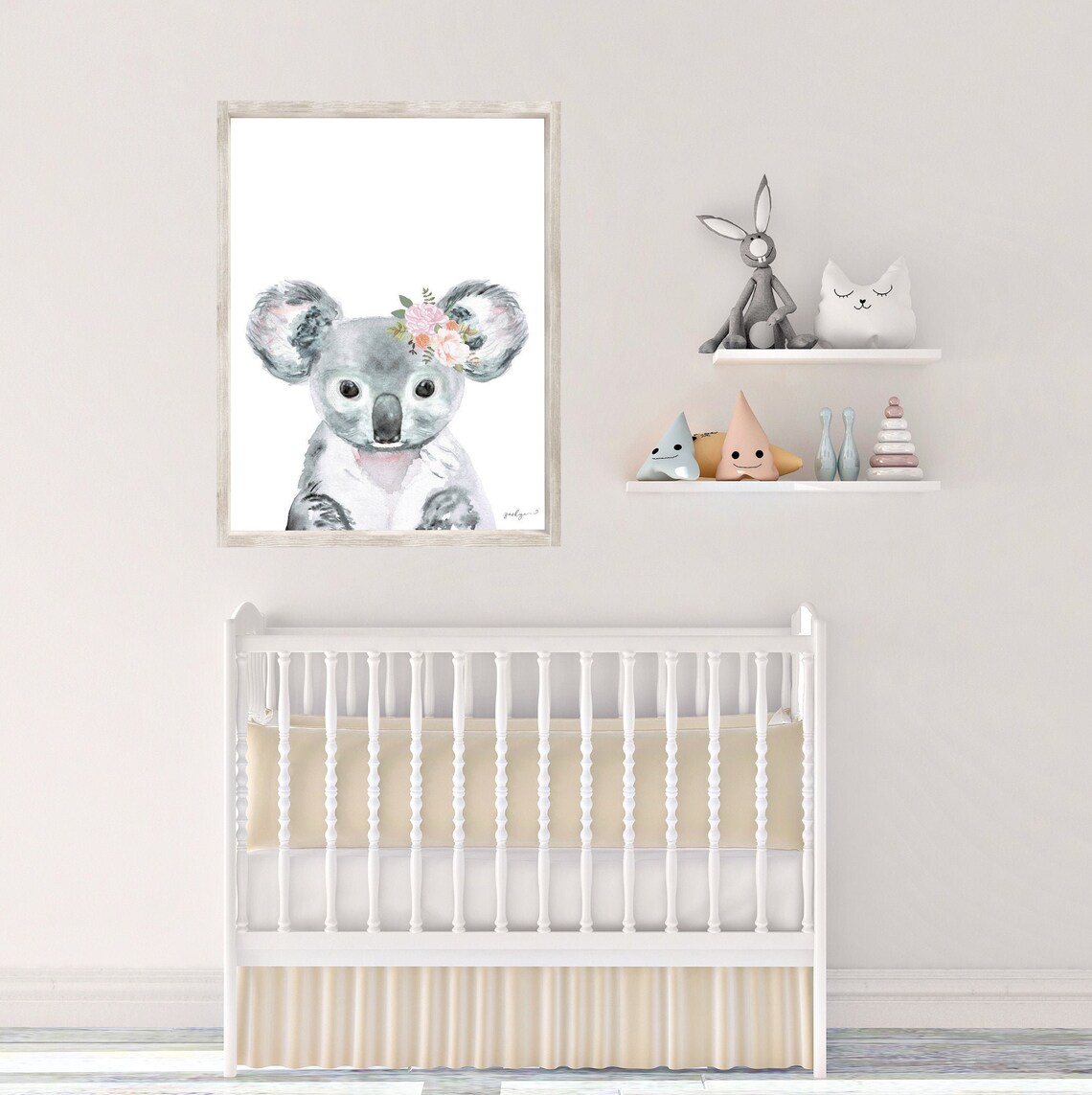 Australian Animal Nursery Prints Koala Nursery Print Koala - Etsy