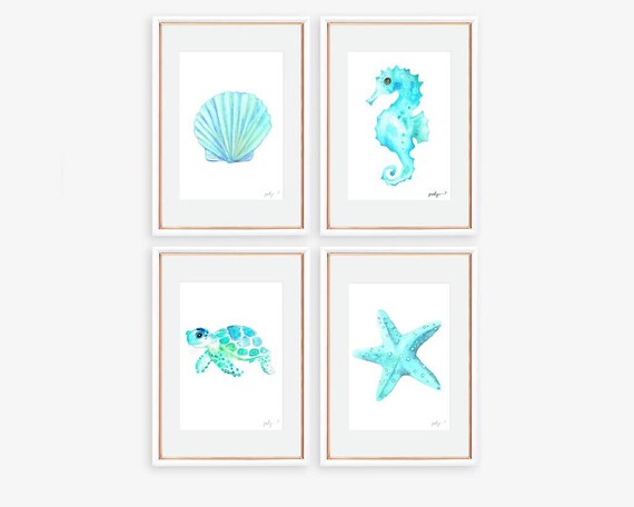 under the sea nursery art