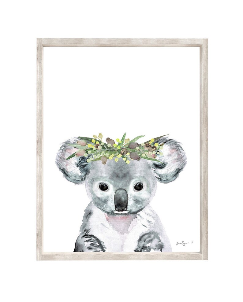 Australian Animal Prints Gender Neutral Nursery Prints Koala Etsy