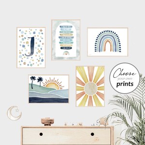 Abstrakte Kinderzimmer Kunstdrucke, Jungen Prints Neutrale Kinderzimmer Drucke Regenbogen Drucke Sonne, Boho Kinderzimmer Kinderzimmer Kinderzimmer Poster Mädchen