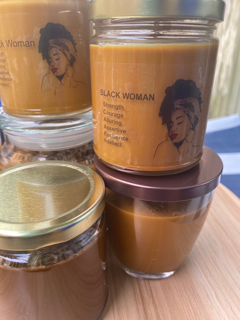 Black Woman Candle 9oz Etsy