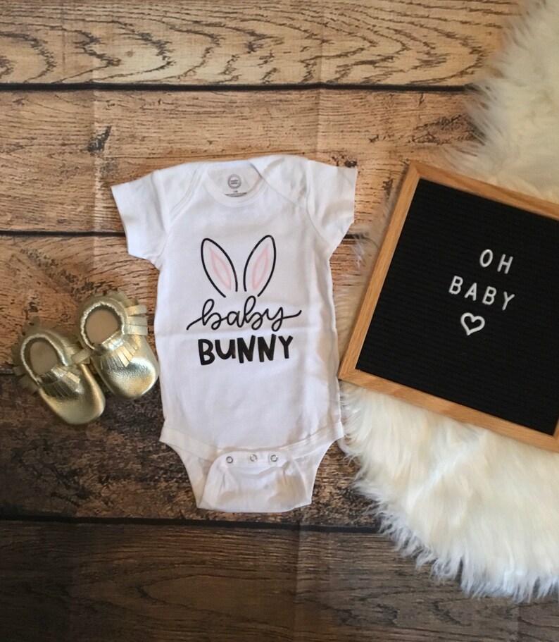 Baby Bunny Onesie Easter Onesie Baby Bunny Cute Boy or Etsy