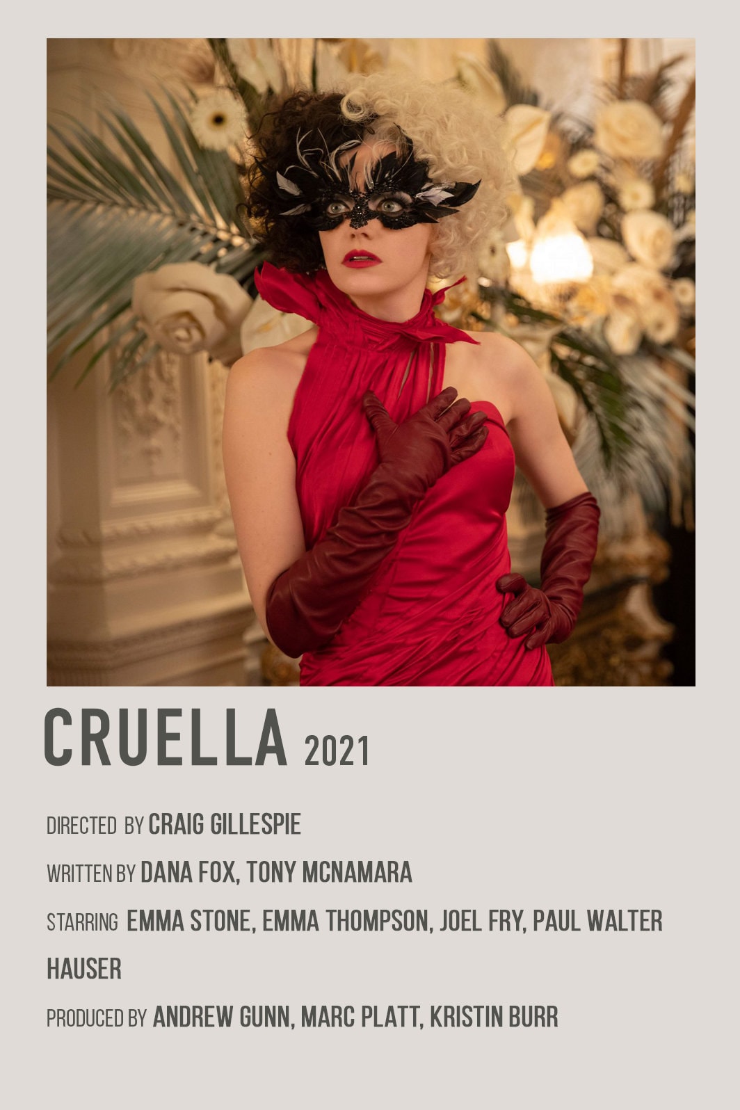 Cruella poster - Etsy México, image size:1064x1596