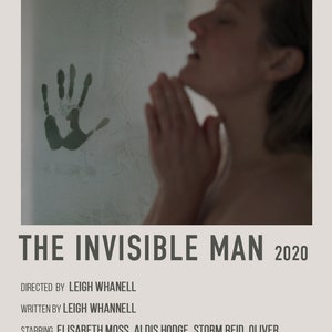 The Invisible Man Retro Movie Poster, Digital Download, Horror Film Poster