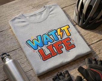 Watt Life T-shirt | Electric Bolt Graphic T-shirt