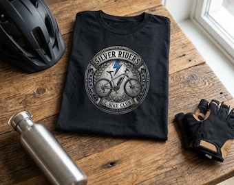 Silver Riders E-Bike Club T-shirt | Elcykellogotyp T-shirt