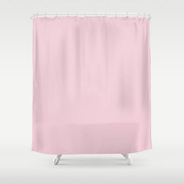 Pink Shower Curtain Etsy