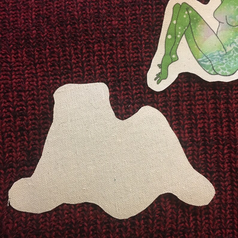 feeling froggy canvas patch