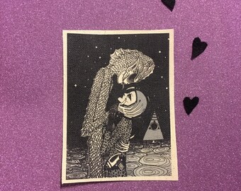 Modern Love canvas patch