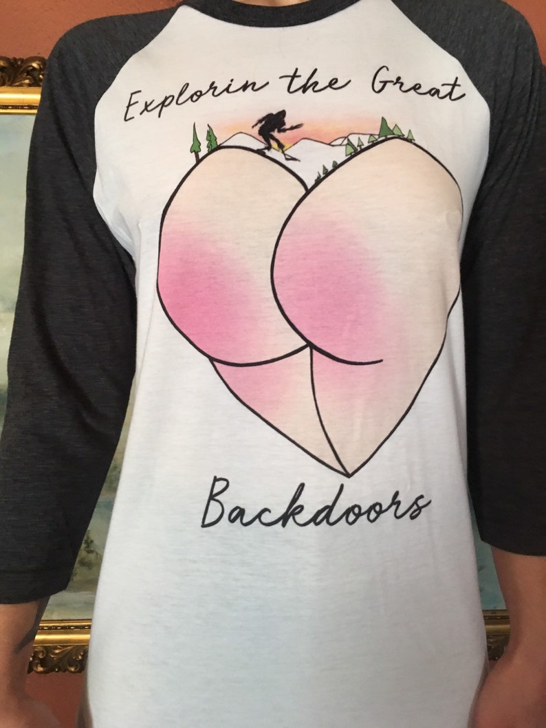lets go explorin baseball tee-LAST ONE !