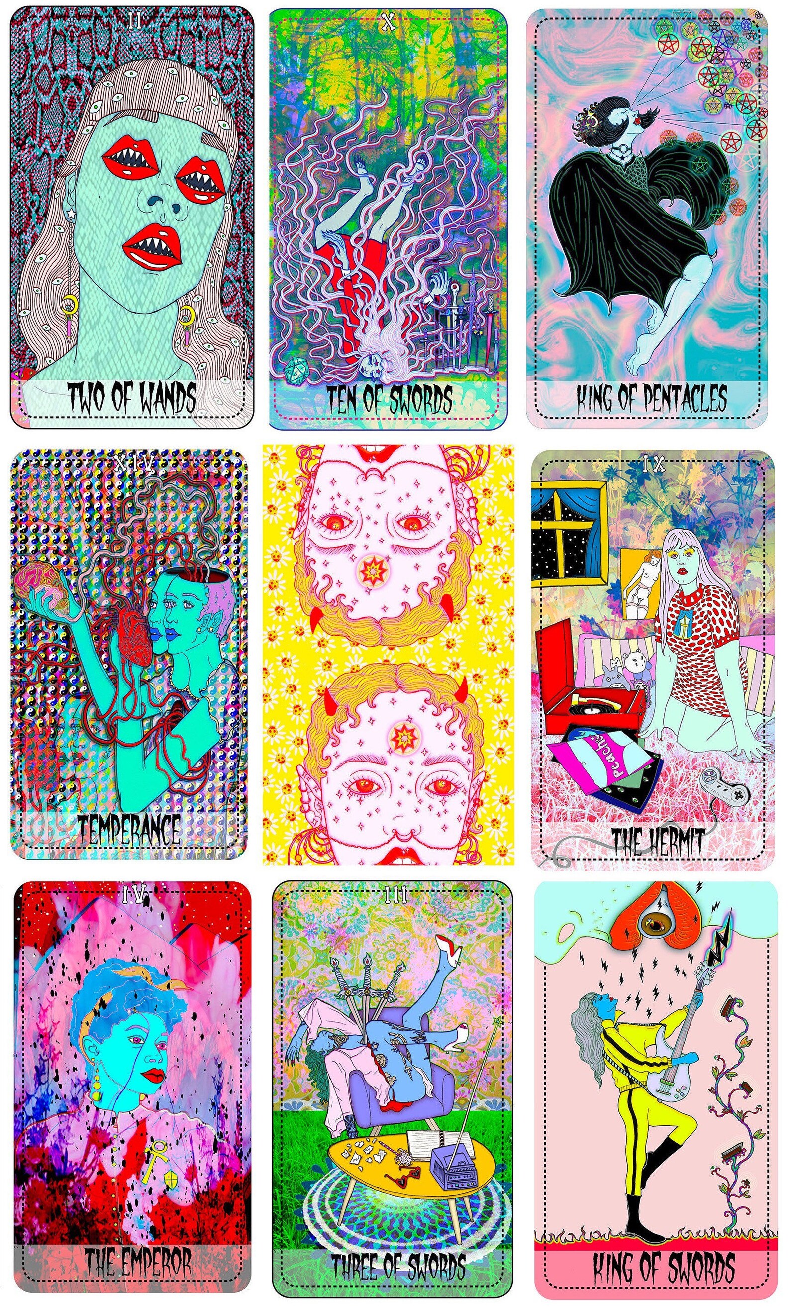 Print of Any Tarot Card 3 Sizes Available - Etsy