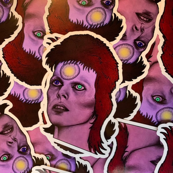 Bowie 4" vinyl sticker