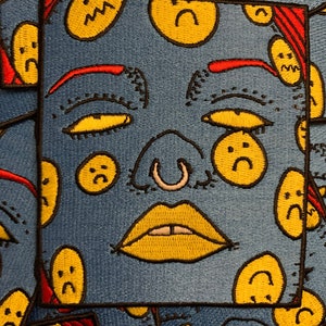iron on feelings patch