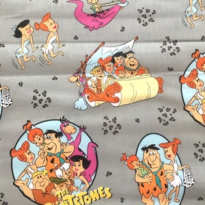 The Flintstones Stone Age Family– 100% Cotton Print
