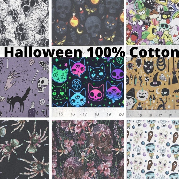 Halloween Fabric Etsy UK