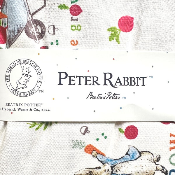 Beatrix Potter Peter Rabbit Fabric 100% Cotton, Various Designs