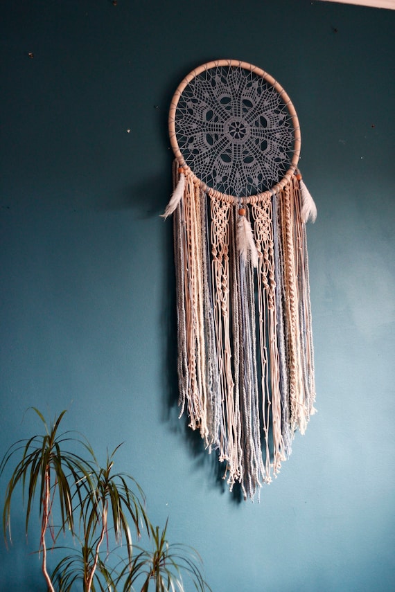 Large dream catcher dream catcher wall hanging large Etsy